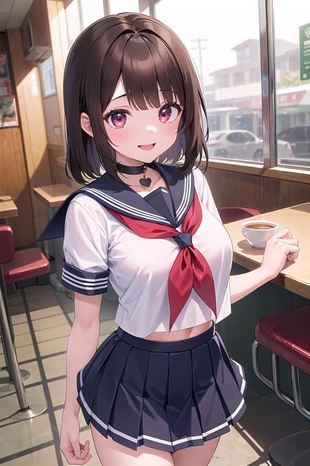 Anime girl choker online